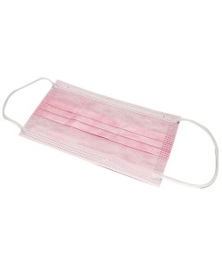Gisafe Mascherina Chirurgica Filtrante 98% 3 Veli Tipo Iir Con Elastici - Adulti - Rosa - Scatola da 50 Pz