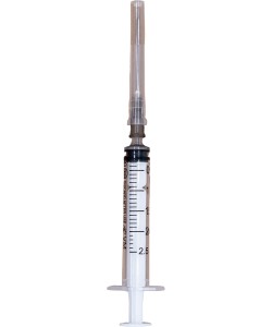 SIRINGA BERIKA 2,5 ML  LUER LOCK (23G 25 mm)