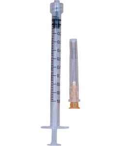 CHANGZHOU MEDICAL SIRINGA 1 ML LUER-LOCK 25G X 1'' (0,5 X 25MM)