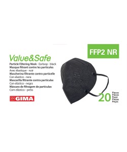 MASCHERINA FFP2 GIMA (ORECCHIE) NERO
