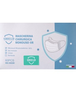 MASCHERINA CHIRURGICA SHIELD (IIR) VERDE