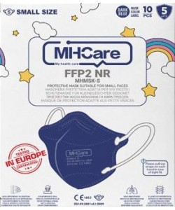 MASCHERINA FFP2 PI MHC CON ELASTICI ALLE ORECCHIE BLU SCURO